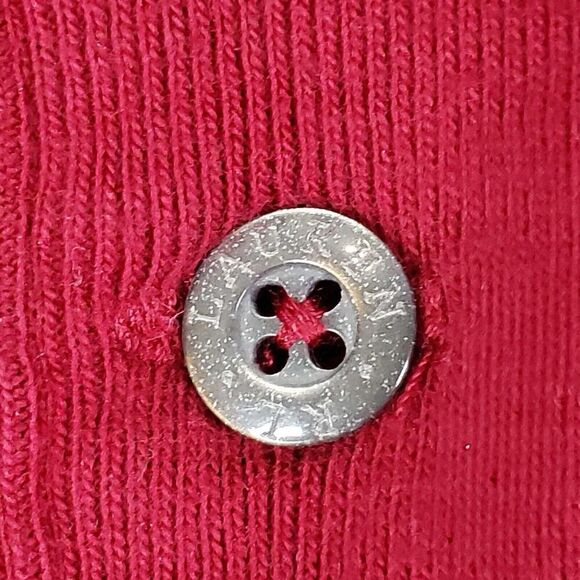 Polo Ralph Lauren LRL Sweater Pullover Henley Women’s Size Large L Red - Picture 4 of 7
